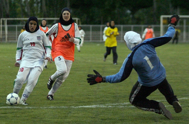 Iran's women national football player, F