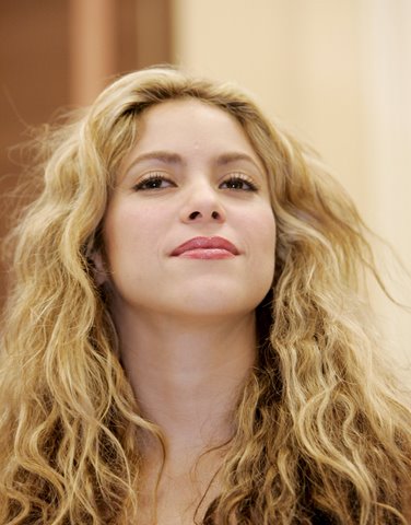 Shakira is seen on Capitol Hill